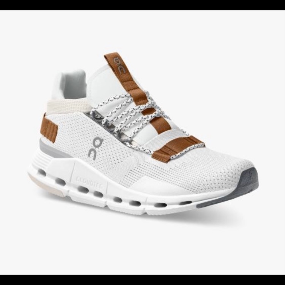 On Cloudnova White Pearl Sneakers